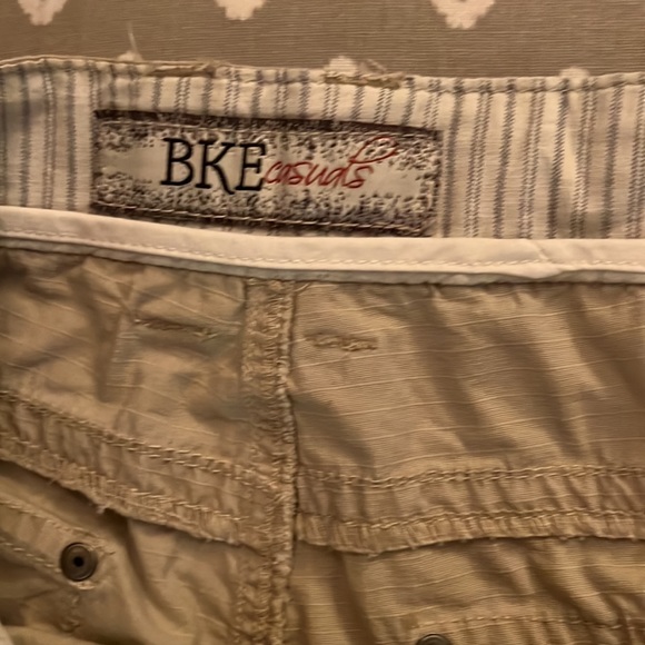 Bke casuals size 28 cargo pants in khaki - Picture 2 of 6